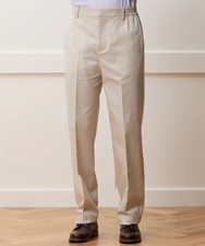 Todd Snyder Italian Wool-Cotton Modern Trousers Coastal White Men Large NWT 278