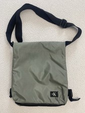 Borsa a tracolla Calvin Klein uomo grigia messenger poliestere hipster B36