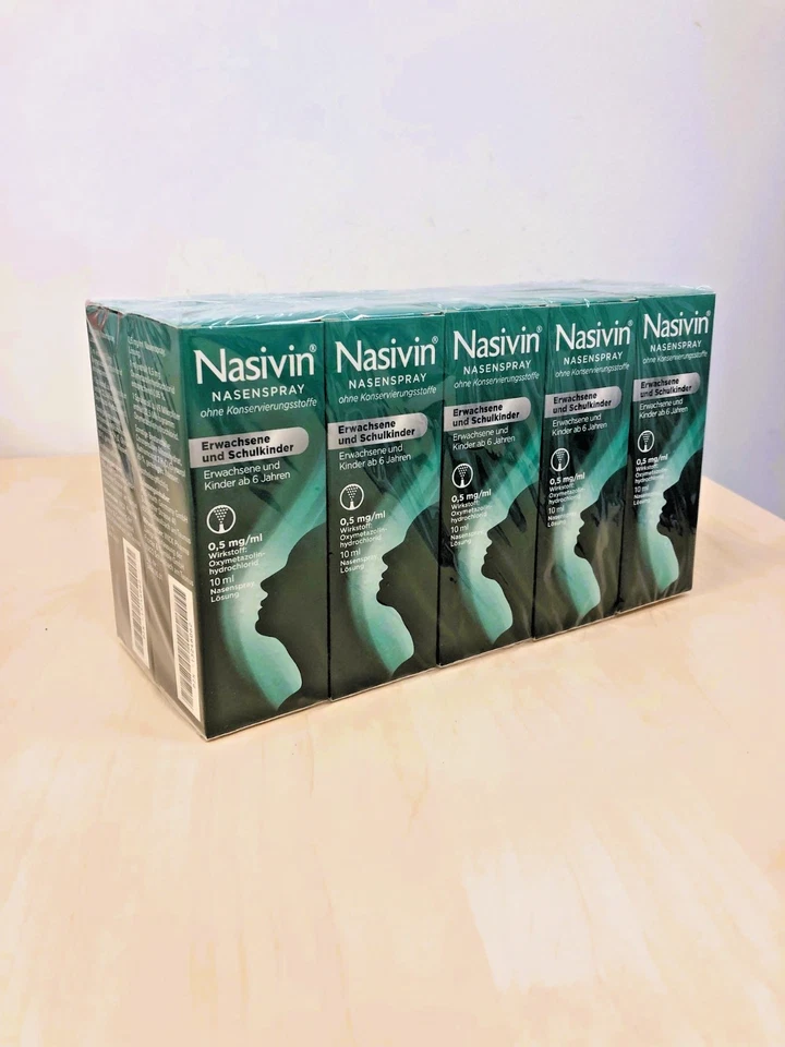 P&G HEALTH GERMANY GMBH 10x Nasivin Nasenspray ohne Konservierung Erwachsene u. Schulkinder,PZN 13246062