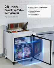 28"W Commercial Refrigerator, Food Truck