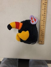 Puffkins Tiki Toucan Bird Plush Toy Swibco Collection Stuffed Animal Toy 1998
