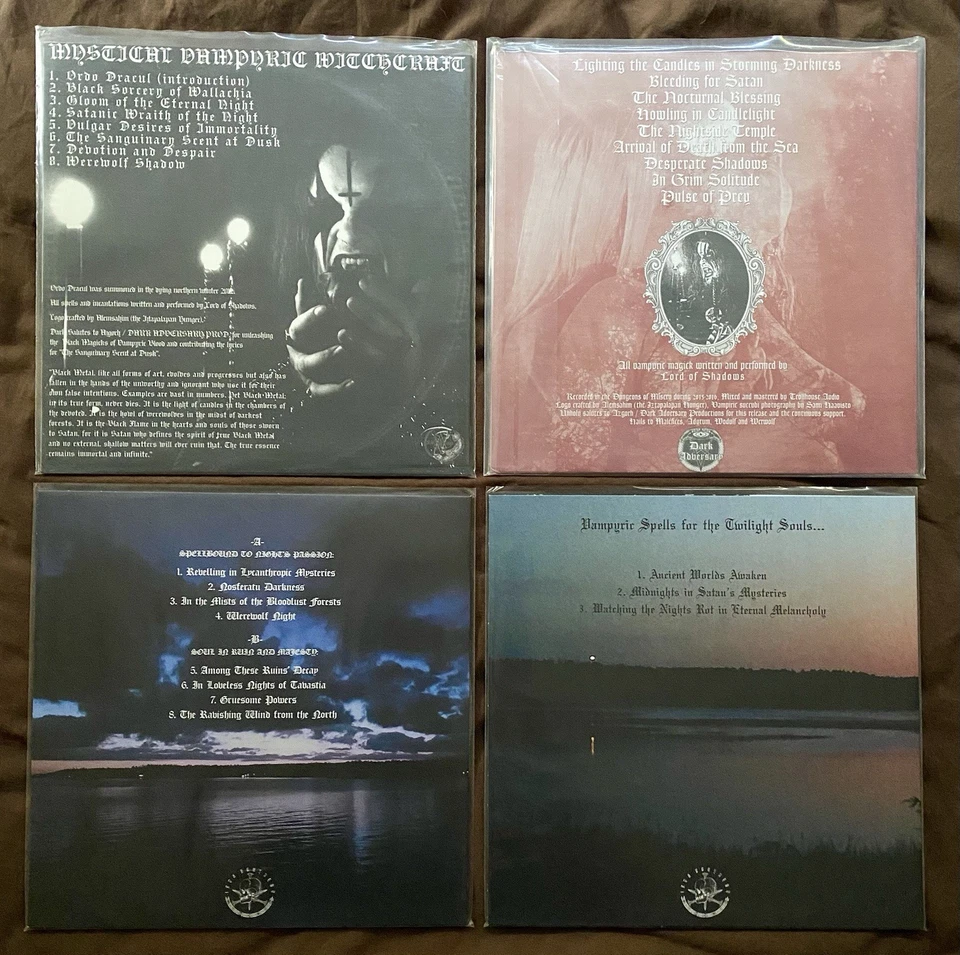 Vampyric Blood 4 Vinyl Lot Cradle of Filth Behemoth Satanic Warmaster GoatowaRex - Image 3 of 3