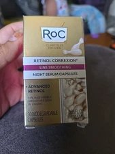 RoC RETINOL CORREXION Line Smoothing Night Serum - 30 Capsules