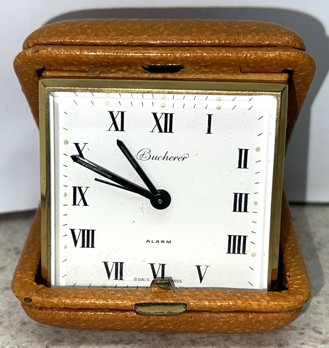 Bucherer Clock In Collectible Alarm Clocks (1930-1969) for sale | eBay