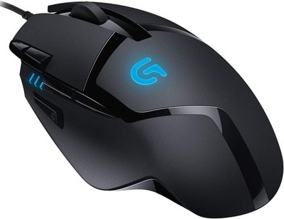 Logitech G402 Hyperion Fury Gaming-Maus mit 4K DPI optischem Sensor, 8 Tasten