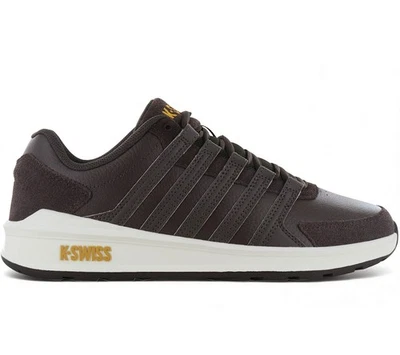 K-Swiss Vista Trainer - Herren Sneaker Schuhe Leder Braun 07000-202-M Turnschuhe - Bild 1 von 4