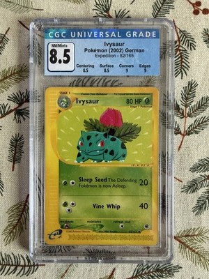 Ivysaur Pokemon TCG Expedition CGC 8.5, no PSA, BGS, Edition, Bisaknosp