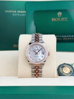 Rolex Datejust 31mm MOP Pearl Diamond Diamond Bezel Jubilee 2026 Full 279381RBR