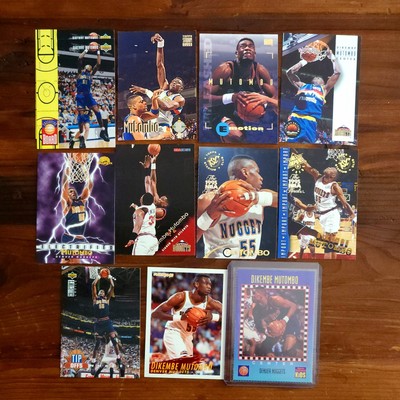 Dikembe Mutombo 12 Card Lot HOF / Base / Inserts / Parallels / Denver Nuggets