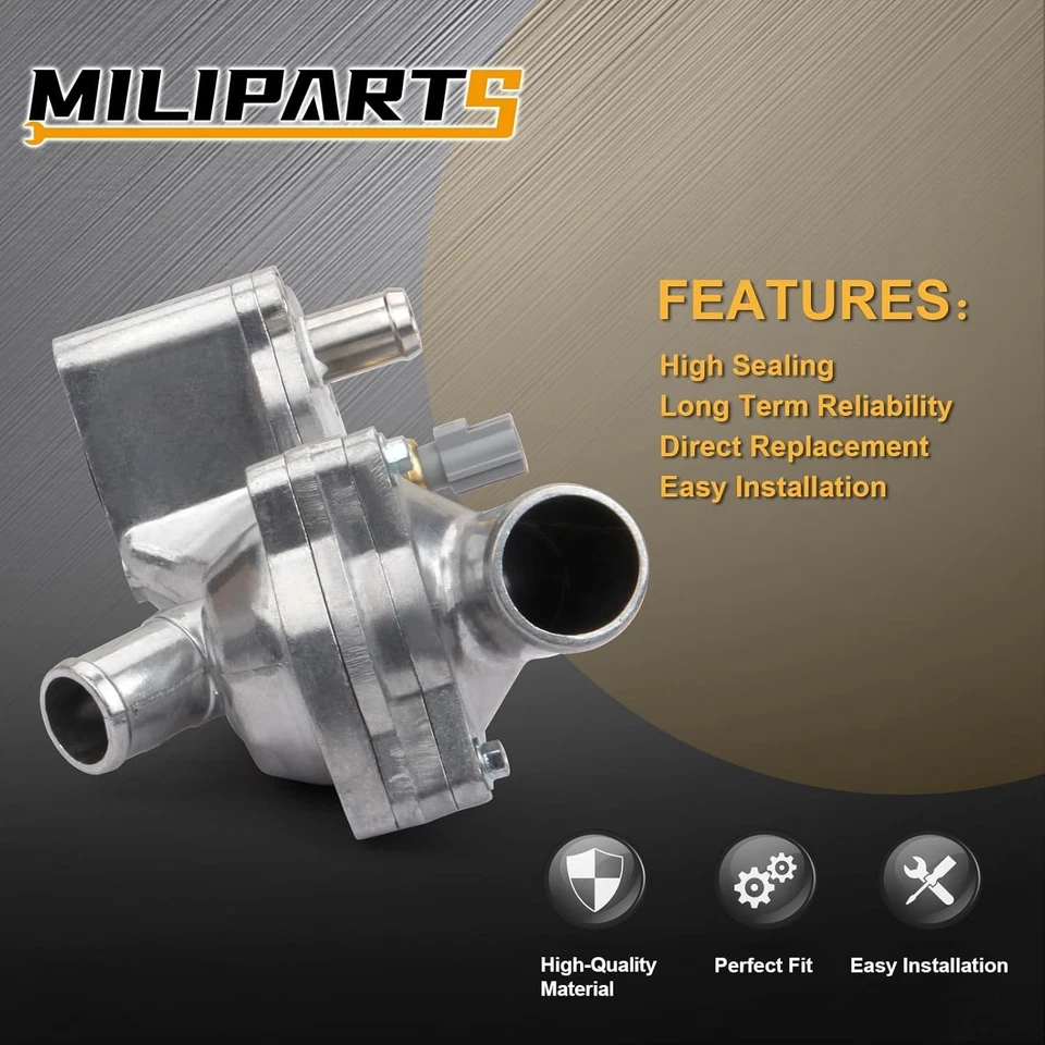 Upgraded Aluminum Thermostat Housing Compatible with 2002-2010 Ford Explorer Exp Foto 4 de 4