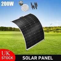 200 Watt Solarpanel 200W Flexibel Solarmodule FüR Wohnmobil Boot Balkon Camping