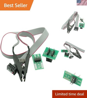 SOIC8  Clip for EEPROM 93/25 /24Cx in-Circuit Programming + 2 Adapters
