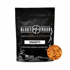 Ready Hour | Spahetti |  8 Serving | Camping Emergency Food | MRE