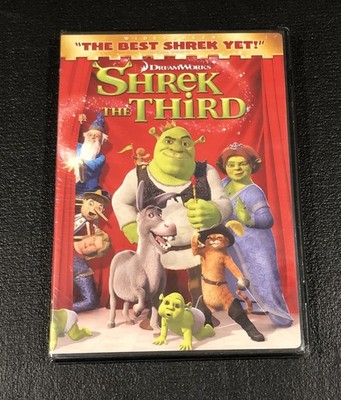 Shrek the Third DVD Full Screen DreamWorks New Sealed Comedy Family Movie