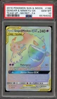 Pokemon Gengar & Mimikyu GX Team Up Secret Rare #186 PSA 10 Gem Mint