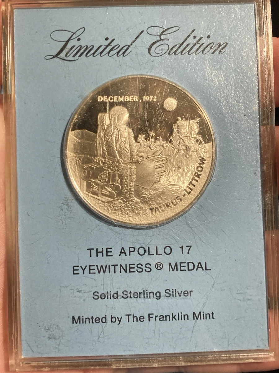 Apollo 17 Medal In Numismatic Medals for sale | eBay