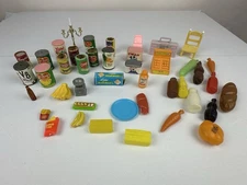 Vintage Lot Of Play Food Toys