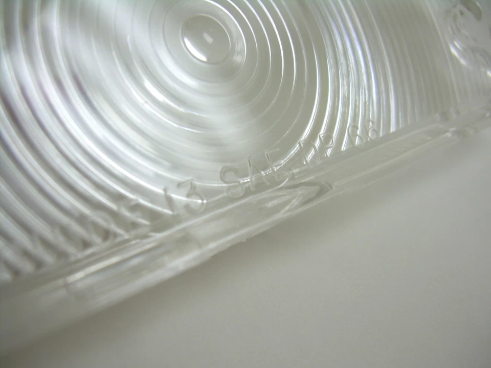 1966 66 Chevelle Malibu El Camino Parking Light Lens Clear Pair - Image 3 of 4