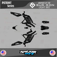 Graphics Kit for Surron Light Bee (All Years)  Patriot Series - Smoke