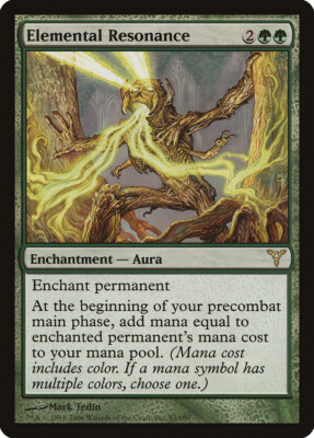Elemental Resonance Dissension NM Green Rare MAGIC THE GATHERING CARD  ABUGames