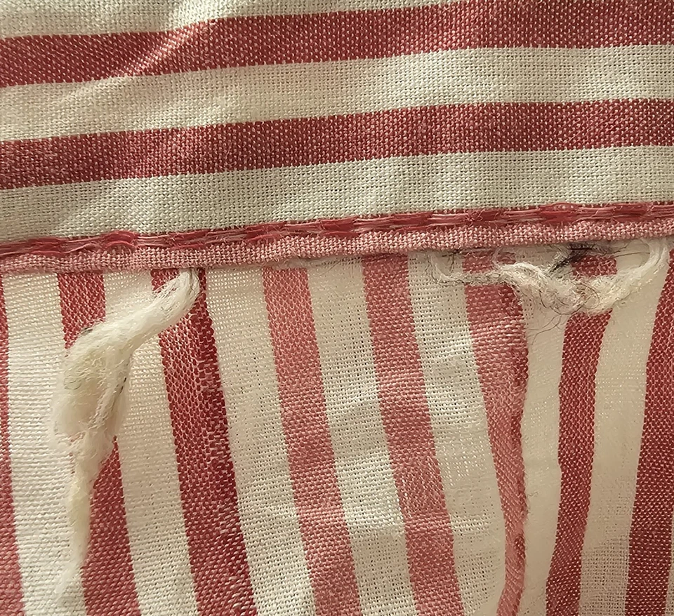 Camisa Top Blusa Mujer Talla 20W 20 Rosa Rojizo Blanco Rayas Floral Foto 2 de 4