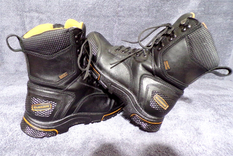 Lacrosse Leather Insulated Hyper Water Proof Hunting Hiking boots men's size 8.5