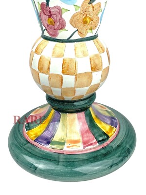 MacKenzie-Childs Painted Garden Large Vase 12.25