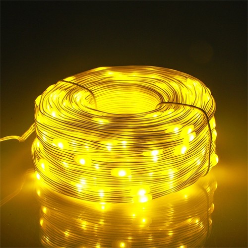 Solar LED Copper Fairy String Light Christmas Party Home Garden Decor Waterproof - Picture 12 of 27