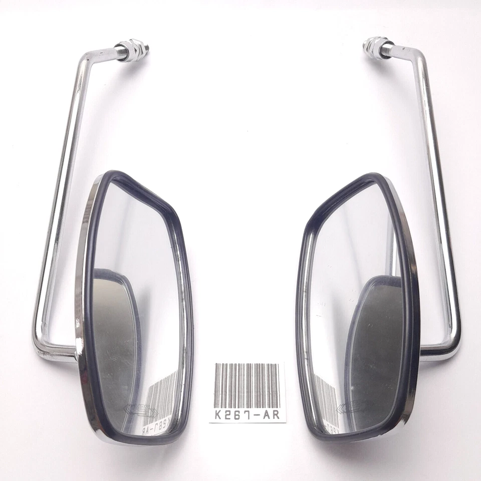 Par de espejos retrovisores Honda C50 C65 C70 C90 CM90 CM91 C100 C102 C105 nuevos Foto 2 de 4