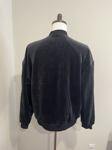 NWT $130 adidas Mens Embossed Reversible Jacket Black Medium IJ6424 - Picture 6 of 12