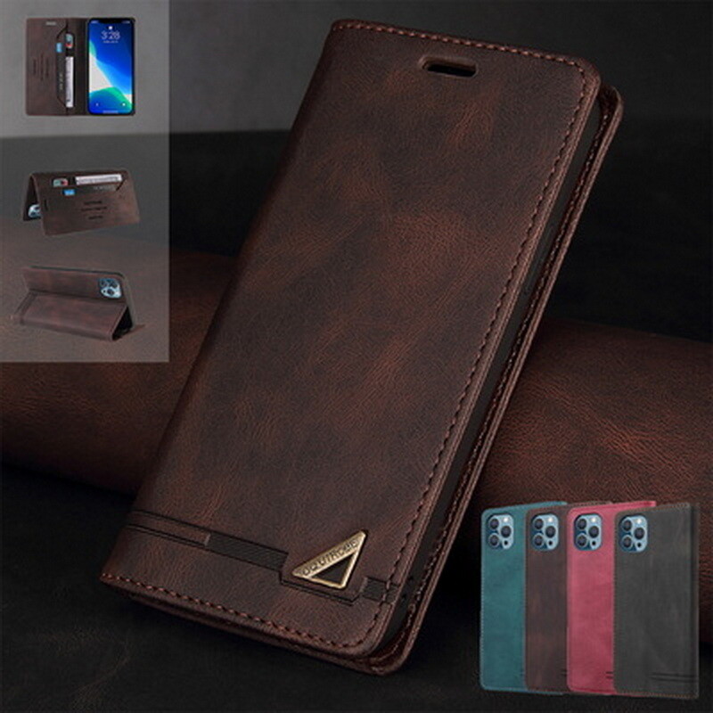 For iPhone 14 15 Pro Max 13 12 11 Flip Shockproof Leather Card Wallet Case Cover