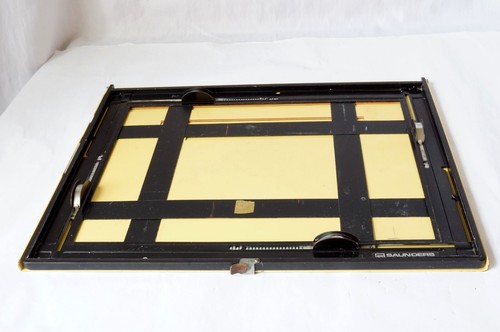 Saunders 11 x 14" Master verstellbar Universal 4 Klinge Vergrößerung Staffelei Top - Bild 1 von 11