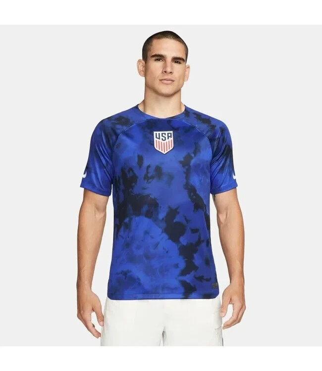 NEW Men NIKE USA Team Soccer Football Jersey Shirt World Cup Blue