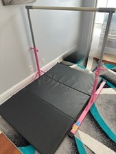 Z Athletic Expandable Kip Bar and Folding Gymnastics Mat