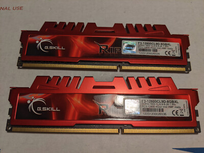 Kit De 4 Barrettes G.Skill DDR3 1600 MHz - 8 Go Total (F3-12800CL9T-6GBNQ)