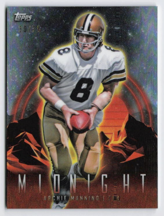 2024 Archie Manning Topps Midnight Dusk /75 #70 New Orleans Saints