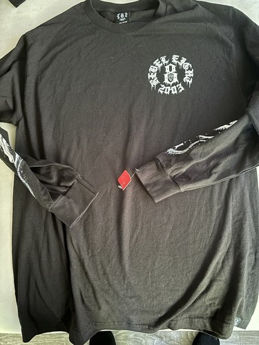 Rebel Eight 8 X Crimson Dragon slayer Long Sleeve Rare Double Sided Large - Picture 3 of 3