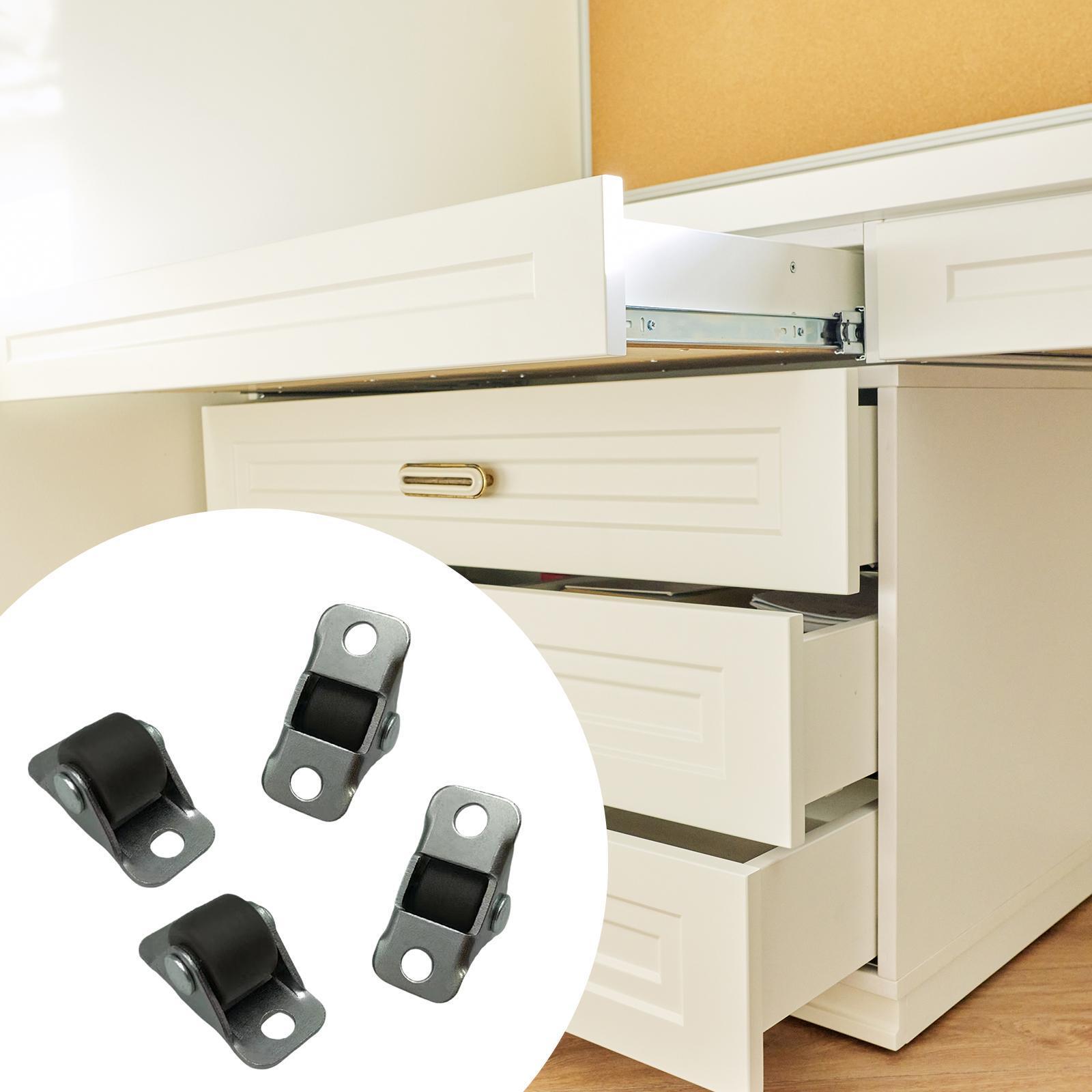 4Pcs Small Wheel Castors Fixed Castor Wheels for Workbench