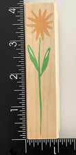Hero Arts Long Stemmed Daisy Flower F2612 Wood Mounted Rubber Stamp