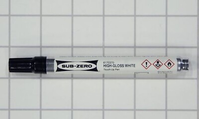 Sub Zero 7015938 White Touch-Up Paint | High Gloss | Pen Applicator | World Ship