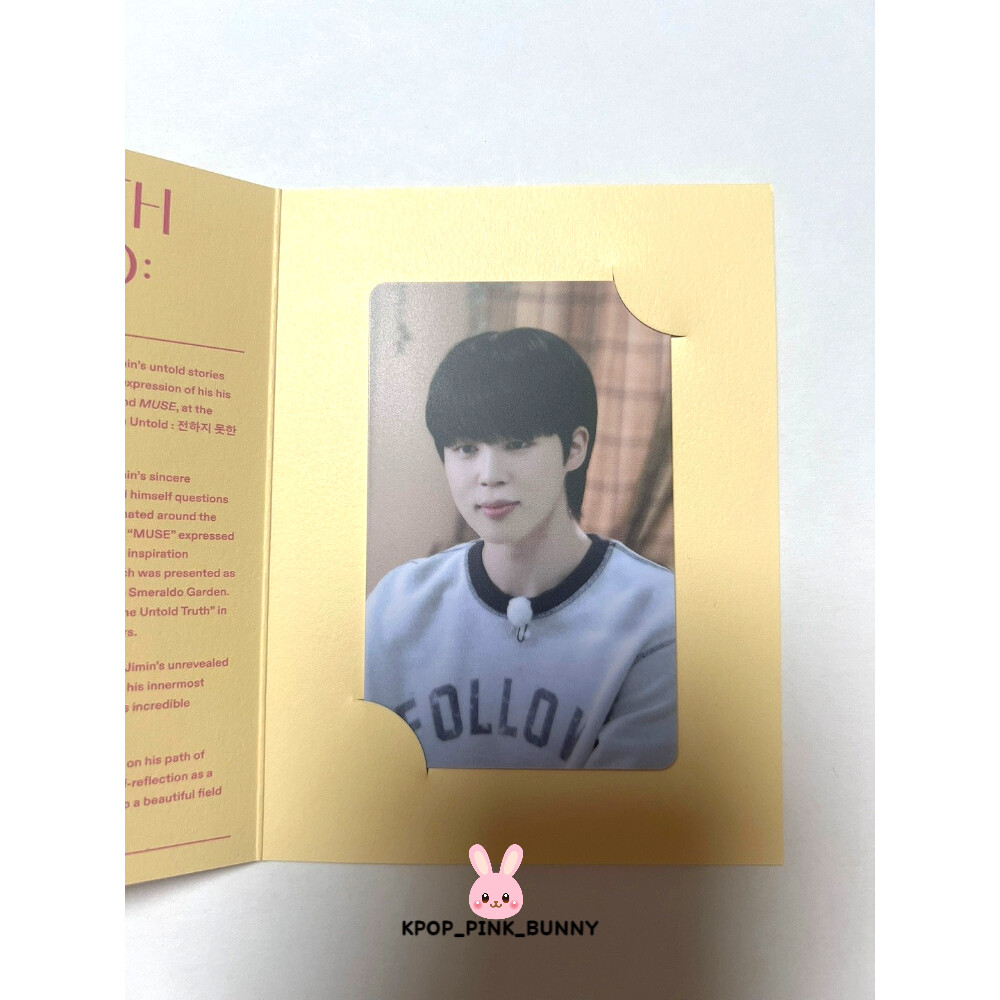 BTS JIMIN EXHIBITION The Truth Untold POP UP OFFICIAL BTS JIMIN EXHIBITION The Truth Untold POP UP OFFICIAL