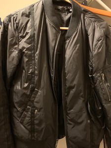 blk dnm bomber jacket