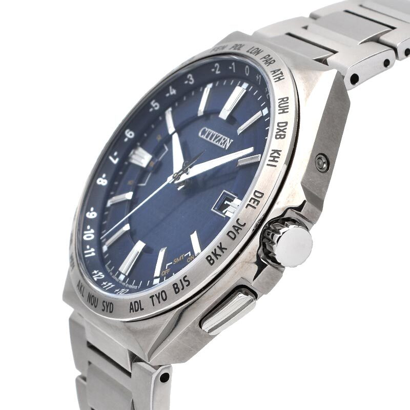 CITIZEN ATTESA CB0210-54L ACT Line Titanium Eco-Drive Radio Solar