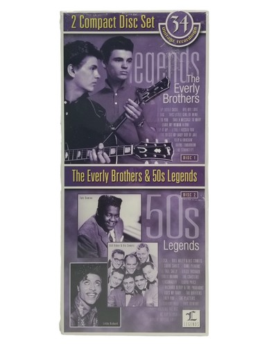 The Everly Brothers & 50s Legends 2 CD Collection 2002 Tall Box Brand New Sealed
