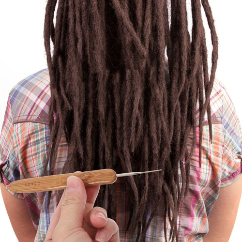 3 Pcs Knitter Crochet Dreadlock Needle Tools for Interlocking Hook Locs - Picture 6 of 12