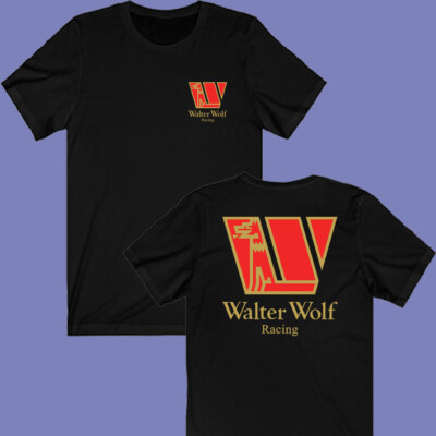 Walter Wolf Racing Men's Black Size S-3XL