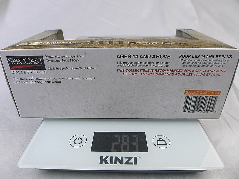 2023 SPECCAST 1:64 *KILLBROS 1113* red *GRAIN CART* w/FLOTATION TIRES NIB! - Image 4 of 4