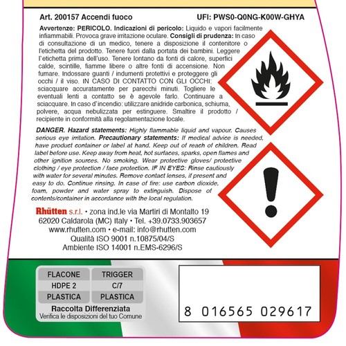 Schalten Sie Feuer für Holz Holzkohle Grill Kamine Rhutten Dosierer Spray 750 ML - Bild 3 von 9