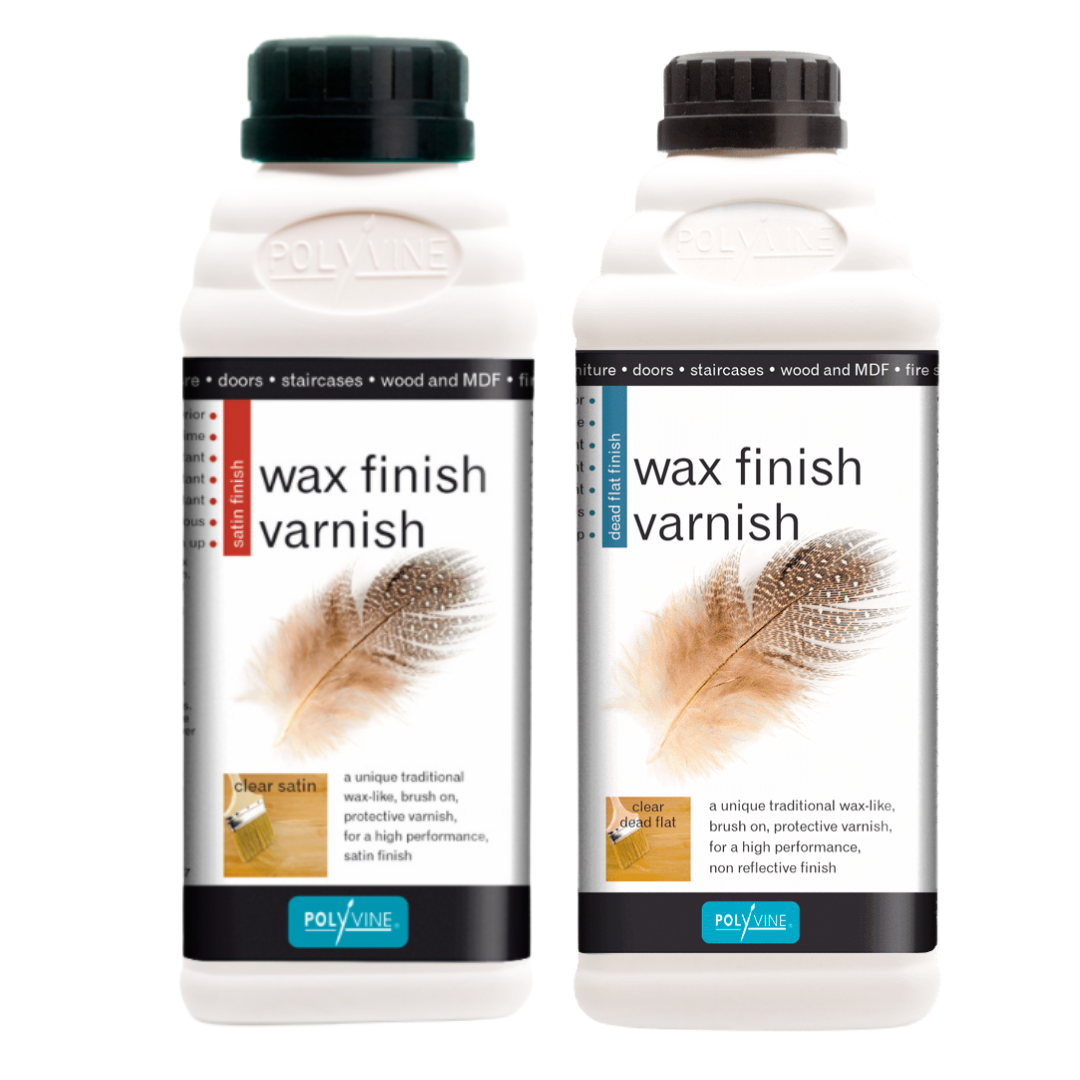 POLYVINE CLEAR WAX FINISH VARNISH SATIN OR DEAD FLAT FINISH 500ML eBay