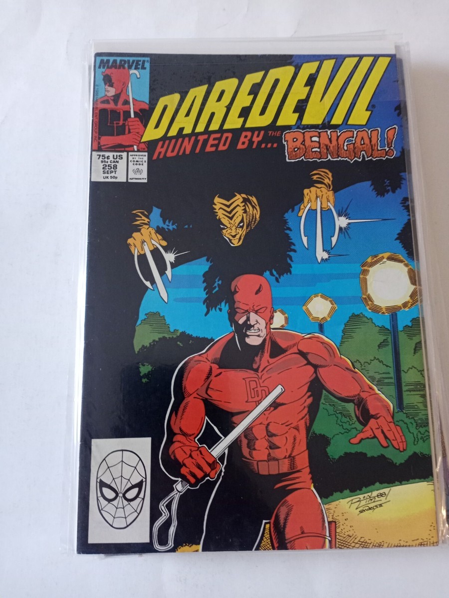 DareDevil #258 - 9/1988 - Marvel Comic Book - daredevil b | eBay